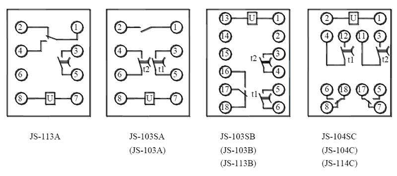 JS-103SA內部接線圖