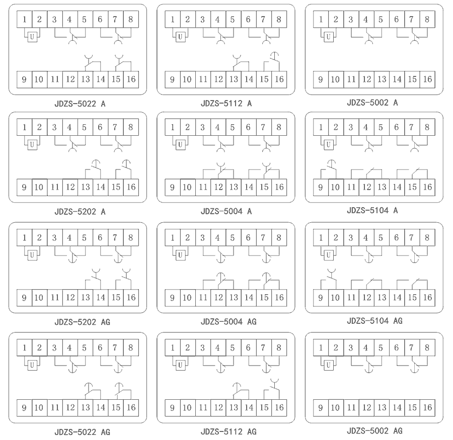 JDZS-5112A內部接線圖